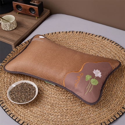 91家纺网 家纺一手货源 找家纺 （总）2025新款荞麦枕夏季凉感冰藤枕夏凉枕头成人家用助睡眠防出汗枕头