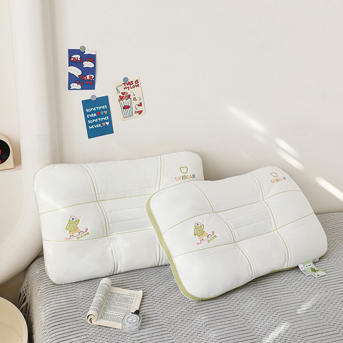 91家纺网 家纺一手货源 找家纺 （总）幸运草 2025新款恐龙满分睡眠决明子羽丝绒亲子枕芯