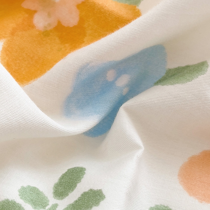 91家纺网 家纺一手货源 找家纺 依庭 2025新款全棉印花花卉款四件套单品系列-单枕套 迎曼