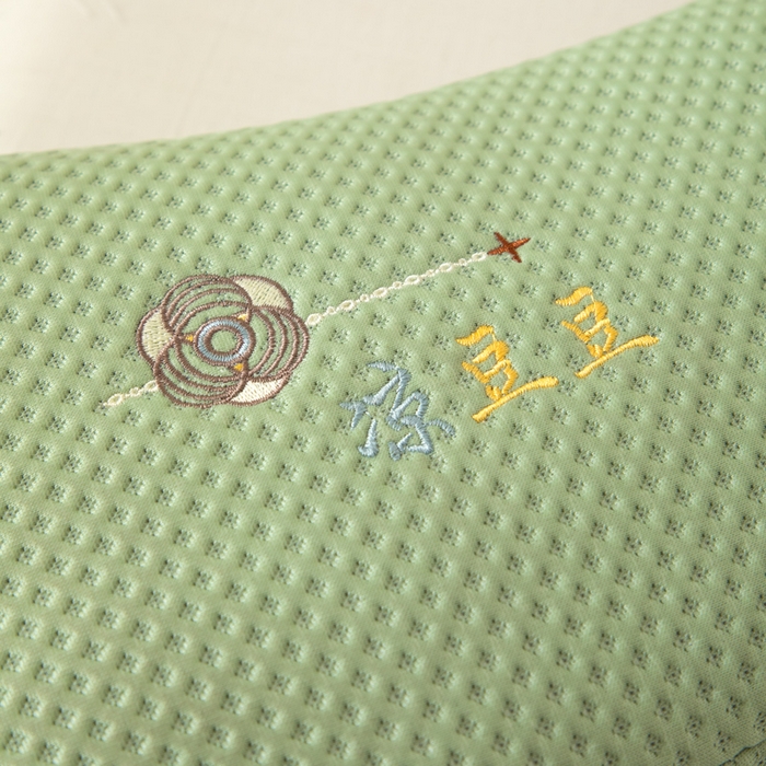 91家纺网 家纺一手货源 找家纺 织布人 2025新款荞麦枕夏季凉感豆豆枕茶叶枕夏凉荞麦枕学生成人家用硬枕 凉豆豆款-四面绿色茶香枕