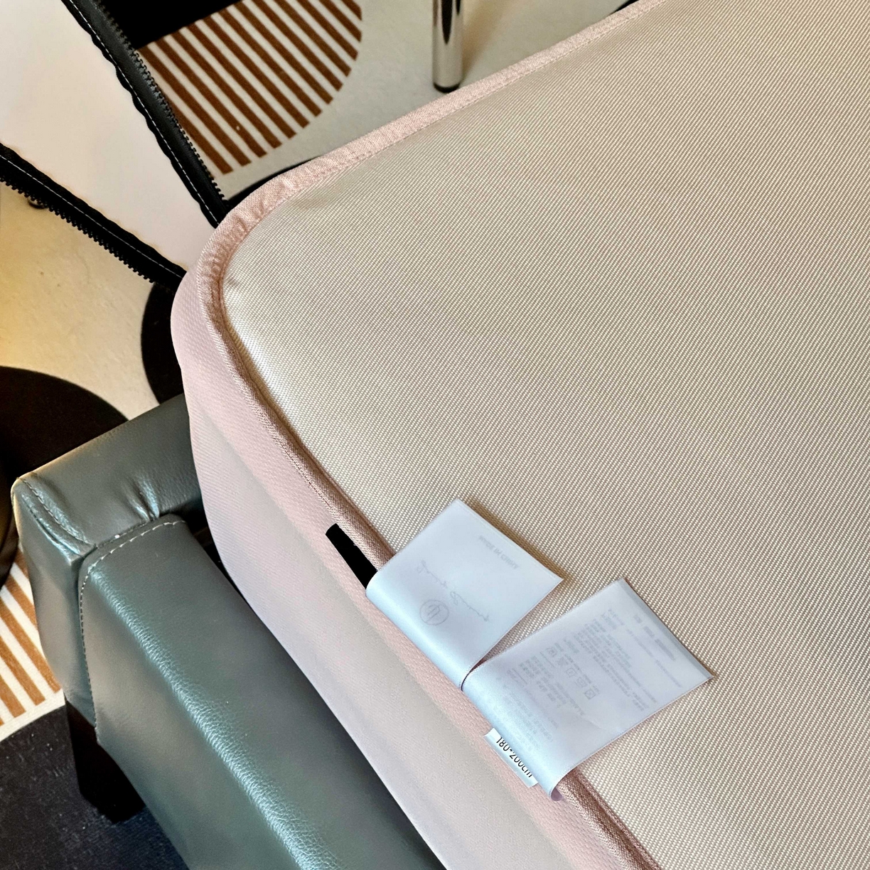 91家纺网 家纺一手货源 找家纺 JUICY 橘滋家纺 2025新款夏日高端轻奢数码冰丝奢简高级凉席床笠 叠叠乐园