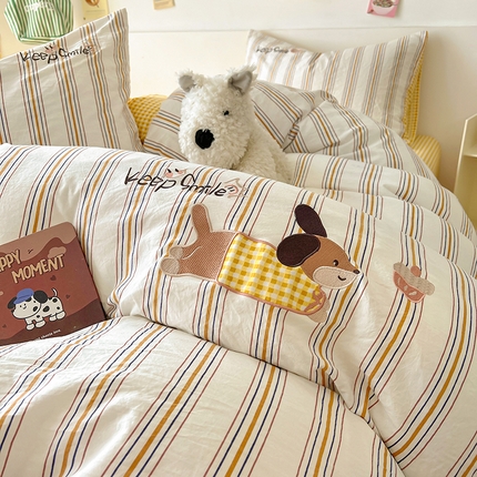 91家纺网 家纺一手货源 找家纺 （总）漫仙阁家纺 2025年超柔贴布绣四件套