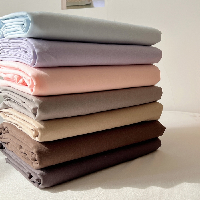 91家纺网 家纺一手货源 找家纺 蜜宿 2025新款A类全棉人字纹床单 组合图