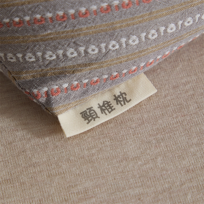 91家纺网 家纺一手货源 找家纺 大熊枕芯 2025新款全棉三角颈椎枕菱形荞麦枕枕头枕芯 三角菱形荞麦枕-咖15*45cm/对