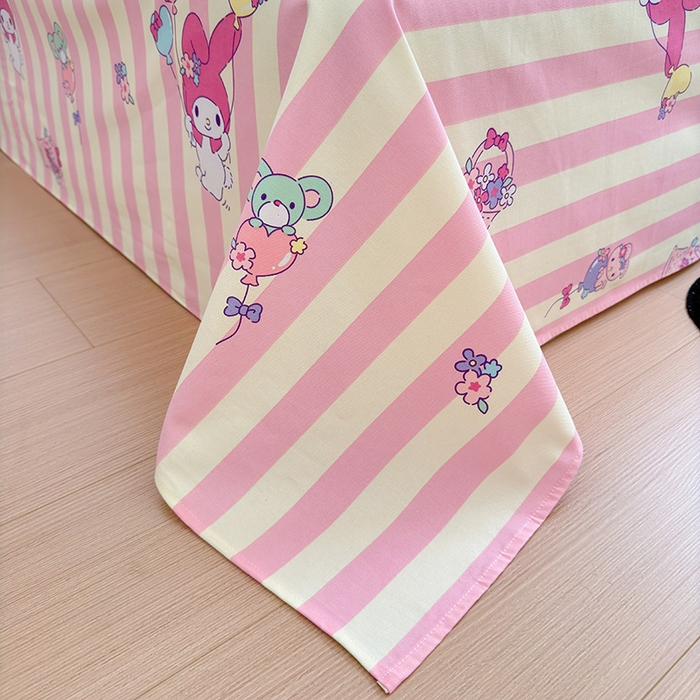 91家纺网 家纺一手货源 找家纺 吉象家纺 2025新款老粗布三件套-床单款 美乐蒂