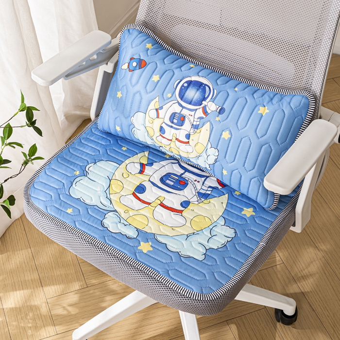 91家纺网 家纺一手货源 找家纺 （总）芙宁娜 2025新款冰丝坐垫椅垫屁垫学生椅子垫夏季办公室凳子久坐凉席冰垫