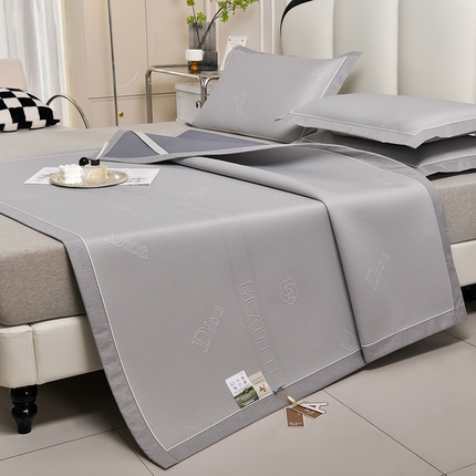 （总）2025新款迪恩冷感豆豆席系列凉席藤席冰藤席冰丝席竹席空调席草席乳胶席豆豆席三件套 