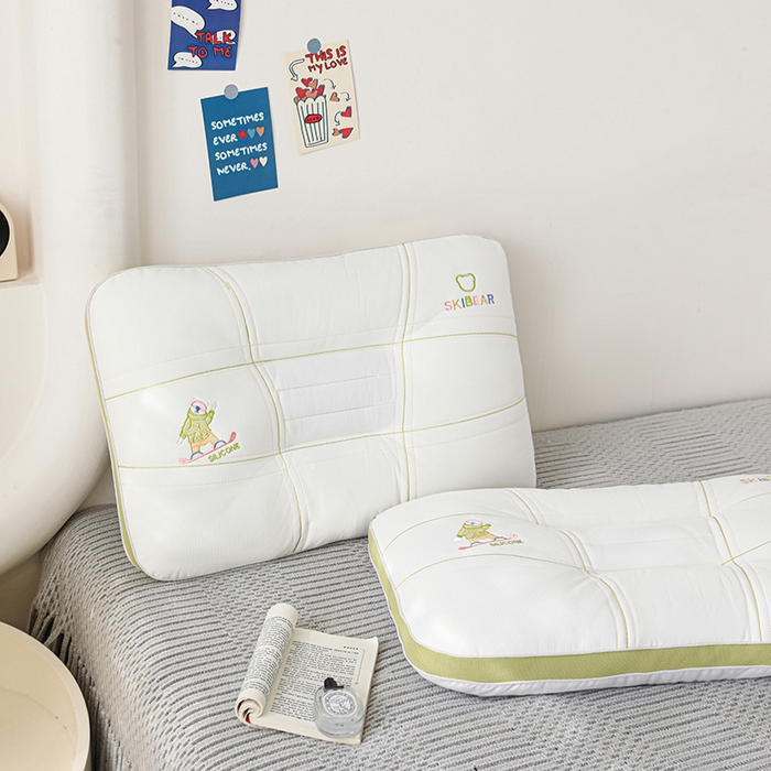 91家纺网 家纺一手货源 找家纺 （总）幸运草 2025新款恐龙满分睡眠决明子羽丝绒亲子枕芯