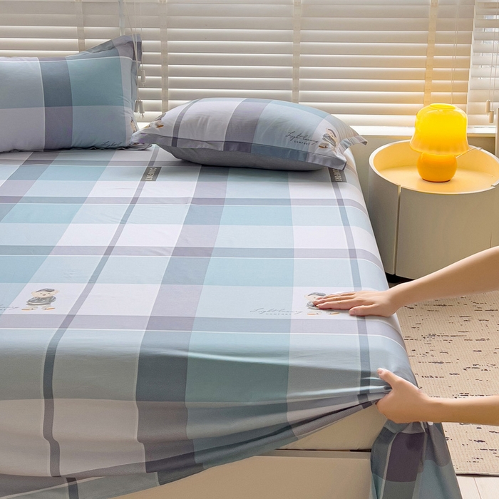 91家纺网 家纺一手货源 找家纺 依庭 2025新款全棉印花花卉款四件套单品系列-单床单 托马斯