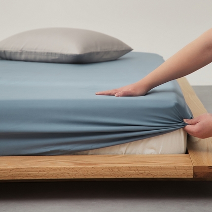 禧缘家纺（原梦想家） 2025新款60天丝简约舒适纯色单品系列-单床笠 黎明兰