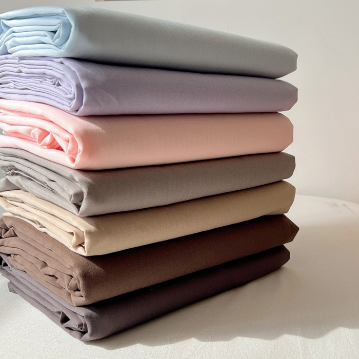 91家纺网 家纺一手货源 找家纺 蜜宿 2025新款A类全棉人字纹床单 组合图