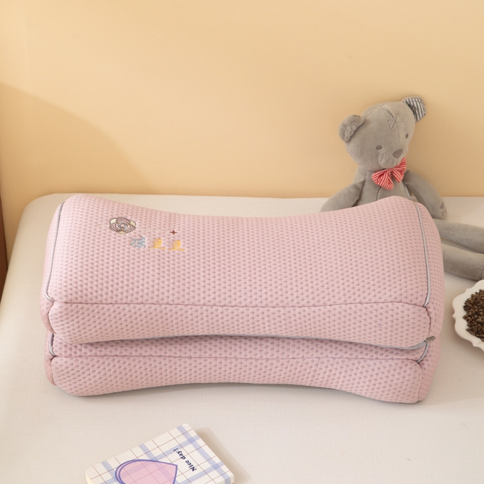 91家纺网 家纺一手货源 找家纺 织布人 2025新款荞麦枕夏季凉感豆豆枕茶叶枕夏凉荞麦枕学生成人家用硬枕 凉豆豆款-四面粉茶香枕