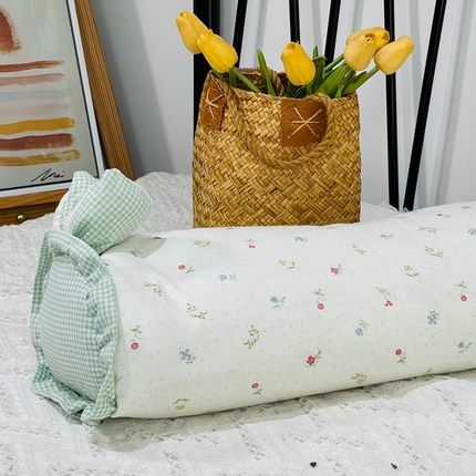 91家纺网 家纺一手货源 找家纺 （总）她喜爱枕芯 2025新款全棉纯棉小碎花兔兔荞麦枕枕头枕芯