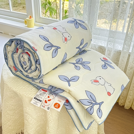 91家纺网 家纺一手货源 找家纺 （总）友承家纺 2025新款A类母婴级大豆夏被夏凉被空调被