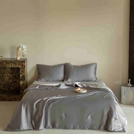 91家纺网 家纺一手货源 找家纺 （总）玉宇阁家居 2025天丝拼色夏被四件套