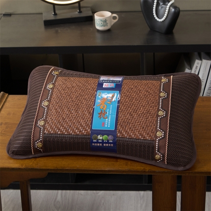 91家纺网 家纺一手货源 找家纺 （总）仁宇枕业 2025新款新品夏凉清凉藤席荞麦枕头枕芯