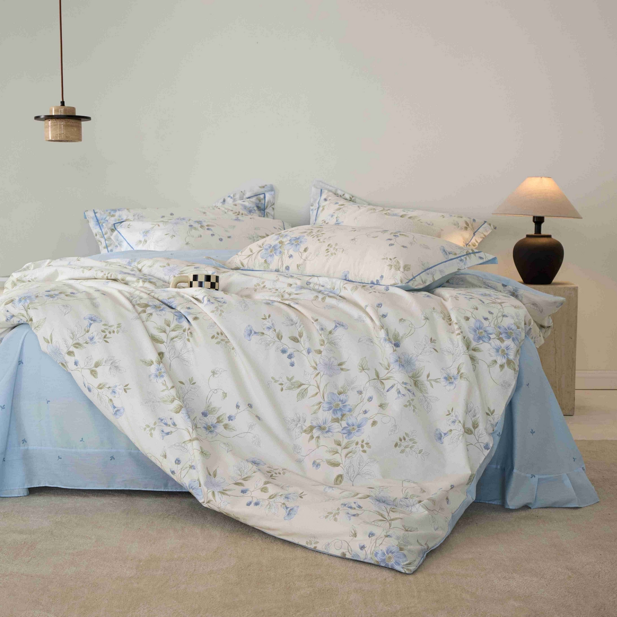 91家纺网 家纺一手货源 找家纺 （总）丽卡家纺 2025新款100s高密新疆长绒棉纯棉四件套