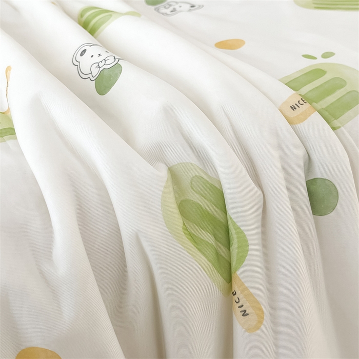 91家纺网 家纺一手货源 找家纺 （总）青螺家纺 2025新款凉感丝艾草抗菌驱蚊夏凉被空调被3D时尚数码花卉卡通被子（支持质检）