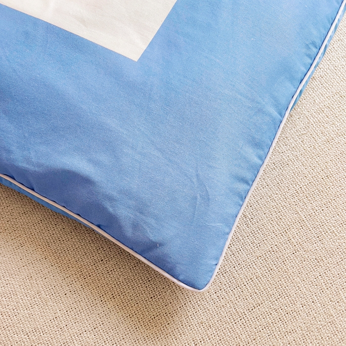 91家纺网 家纺一手货源 找家纺 梵赫 2025新款卡通全棉A类夹棉两用幼儿园儿童夏被被套 摩天轮-蓝