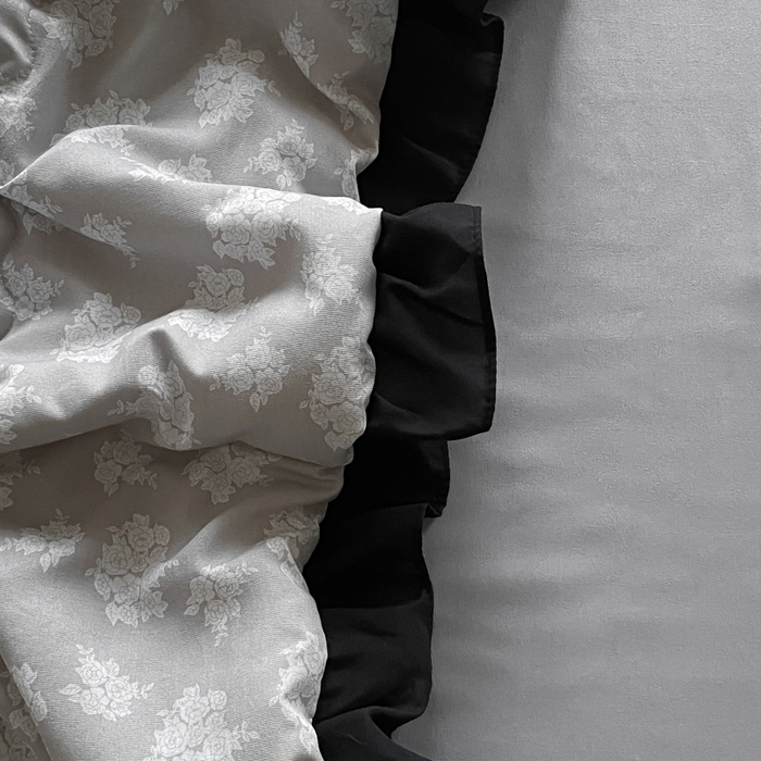 91家纺网 家纺一手货源 找家纺 乐沐家纺 2025新款法式花边夏被四件套 夏被-觅棠