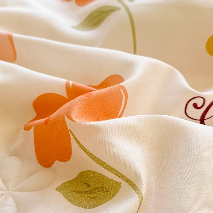 91家纺网 家纺一手货源 找家纺 友承家纺 2025新款A类母婴级大豆夏被夏凉被空调被 初夏桔粉