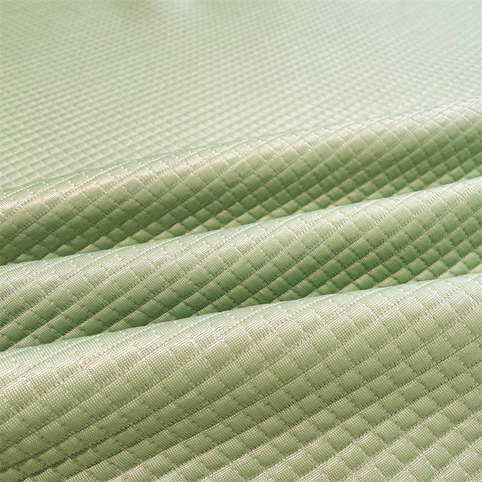 91家纺网 家纺一手货源 找家纺 喜居 2025新款中分子小奶汪刺绣凉席PE凉席 小奶汪-绿