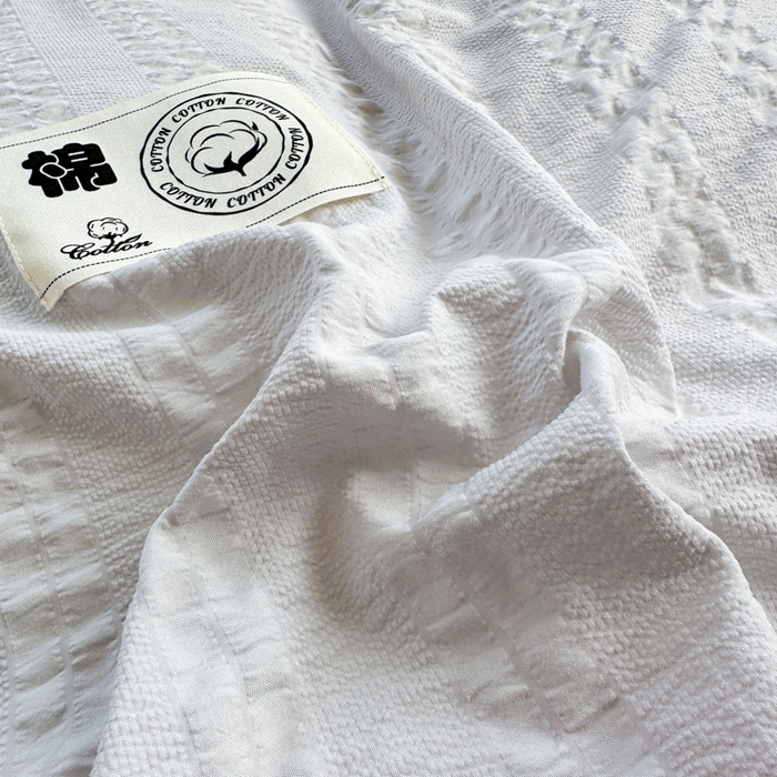 91家纺网 家纺一手货源 找家纺 丞音家纺 2025新款A类亲肤棉泡泡纱棉麻纯色宿舍公寓学生三件套床笠床单四件套 米兰-烟灰色