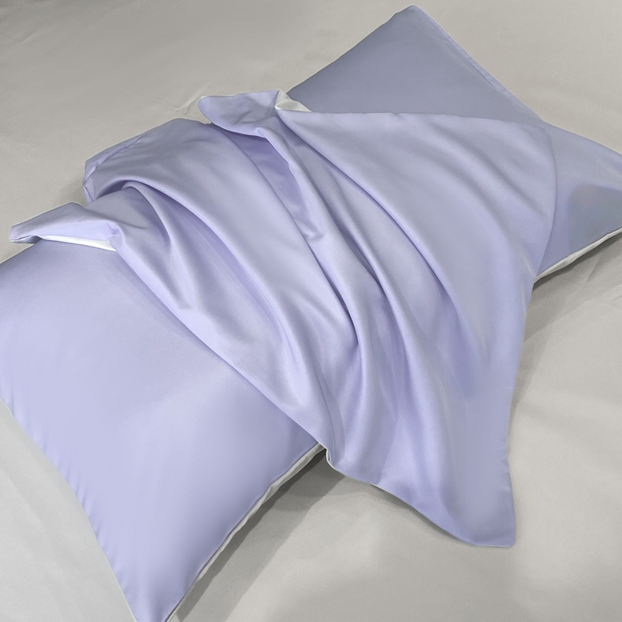 91家纺网 家纺一手货源 找家纺 爱彼家纺 2025夏季新款洛可可冰丝四件套（风格1） 洛可可-淡雅紫+浅灰