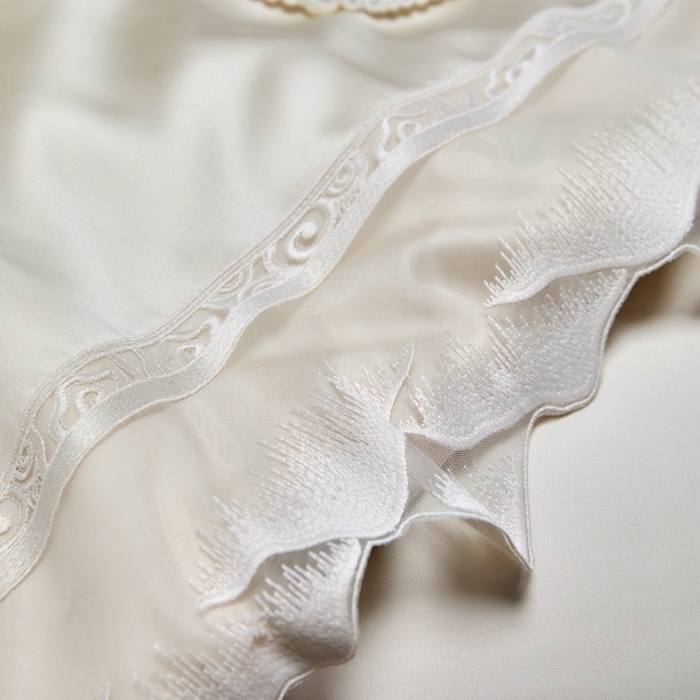 91家纺网 家纺一手货源 找家纺 时亿家居 2025新款80s兰精天丝夏被四件套 爱丽丝 爱丽丝 香槟