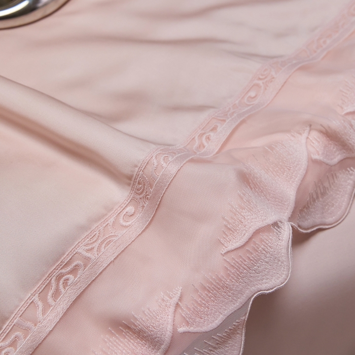 91家纺网 家纺一手货源 找家纺 时亿家居 2025新款80s兰精天丝夏被四件套 爱丽丝 爱丽丝 芽粉