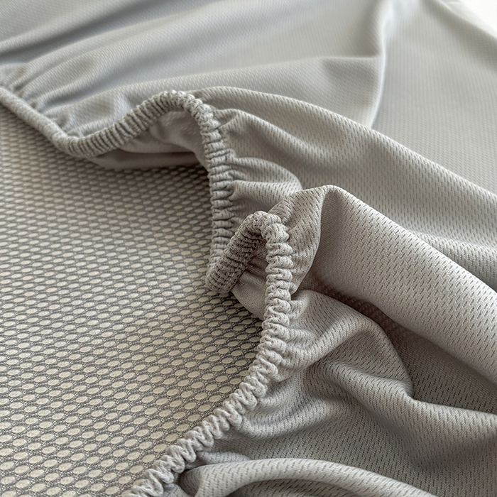 91家纺网 家纺一手货源 找家纺 绒艺席业 2025新款赫本风印花凉席席子系列床笠款 伊甸园