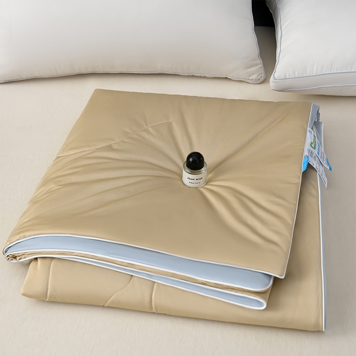 预言家纺 2025新款A类锦纶凉感夏凉被被子被芯空调被 即刻凉感-香槟色