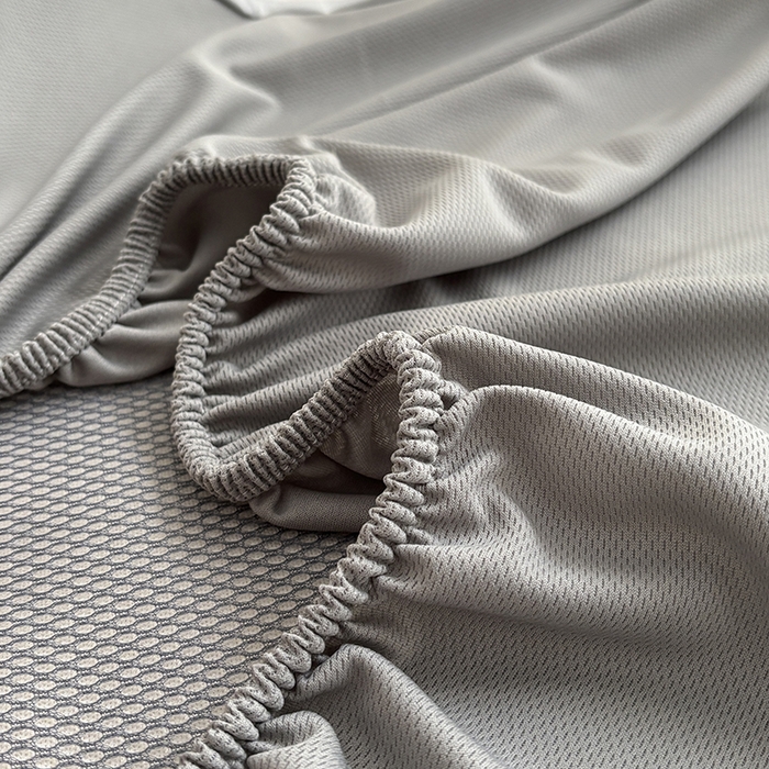 91家纺网 家纺一手货源 找家纺 绒艺席业 2025新款赫本风印花凉席席子系列床笠款 翩翩蝴蝶