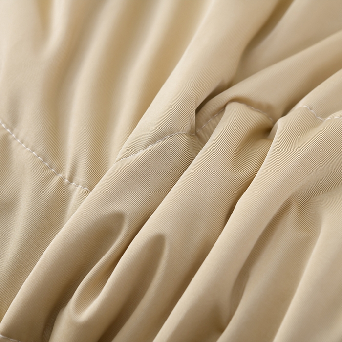 91家纺网 家纺一手货源 找家纺 预言家纺 2025新款A类锦纶凉感夏凉被被子被芯空调被 即刻凉感-香槟色