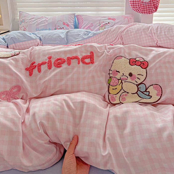 91家纺网 家纺一手货源 找家纺 （总）海岛哥哥 2025新款大版毛巾绣四件套