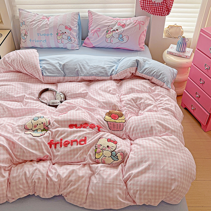 91家纺网 家纺一手货源 找家纺 （总）海岛哥哥 2025新款大版毛巾绣四件套