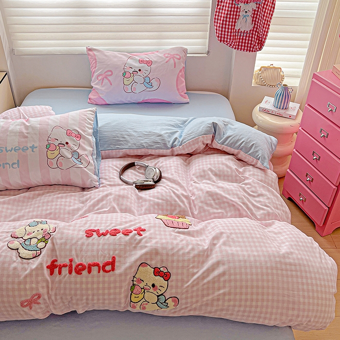 91家纺网 家纺一手货源 找家纺 （总）海岛哥哥 2025新款大版毛巾绣四件套