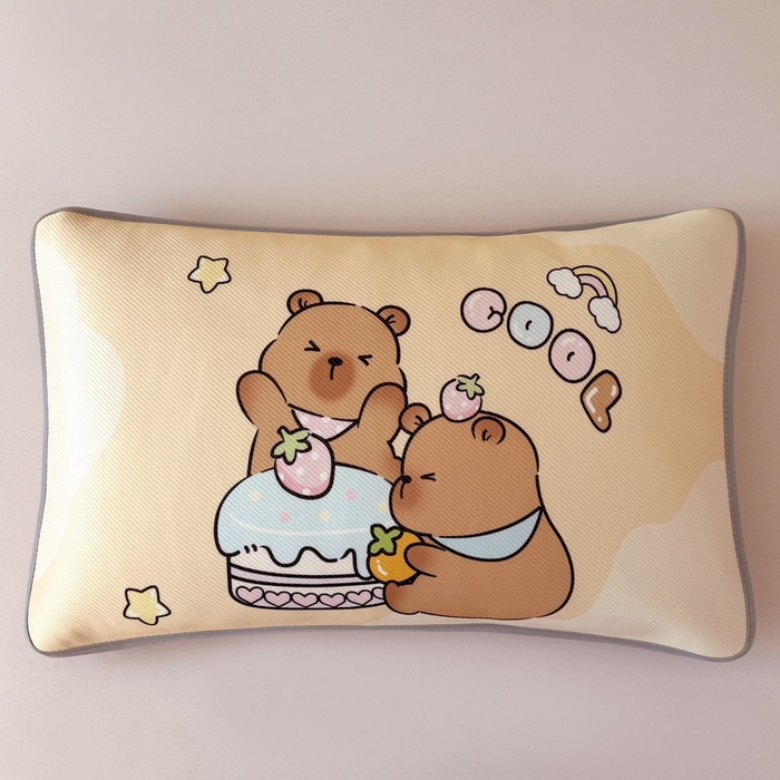 91家纺网 家纺一手货源 找家纺 （总）蘭菲家纺 2025新款凉感丝卡皮巴拉凉席