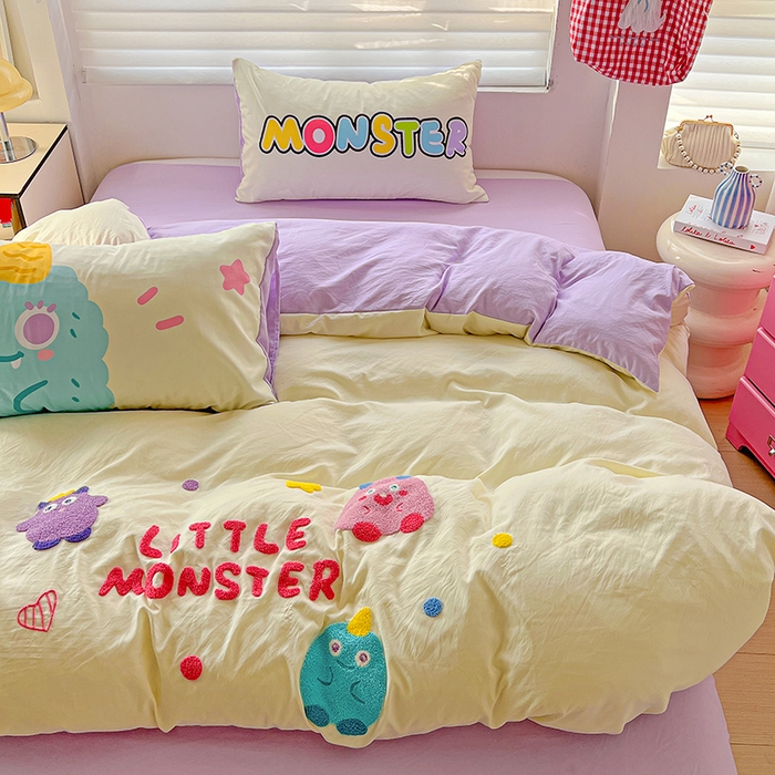 91家纺网 家纺一手货源 找家纺 （总）海岛哥哥 2025新款大版毛巾绣四件套