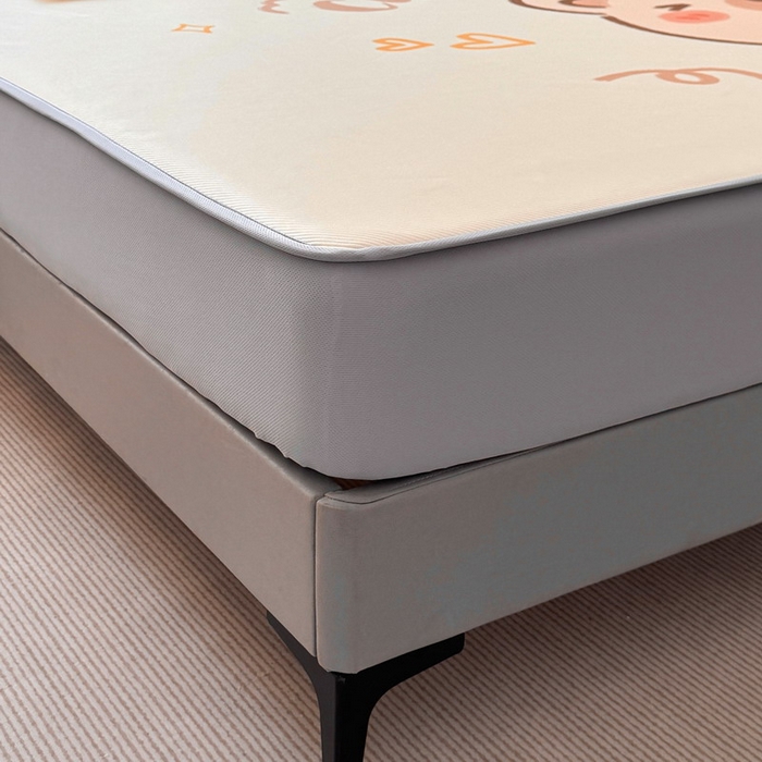 91家纺网 家纺一手货源 找家纺 蘭菲家纺 2025新款凉感丝卡皮巴拉凉席 大美豚