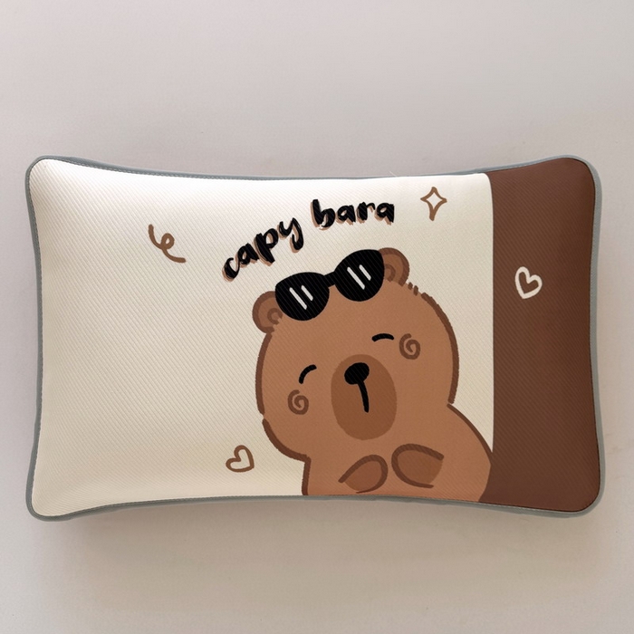 91家纺网 家纺一手货源 找家纺 蘭菲家纺 2025新款凉感丝卡皮巴拉凉席 皮小蛋