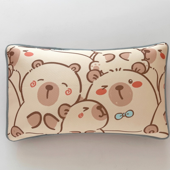 91家纺网 家纺一手货源 找家纺 蘭菲家纺 2025新款凉感丝卡皮巴拉凉席 小卡