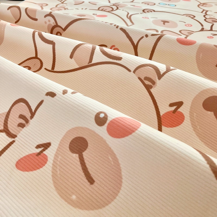 91家纺网 家纺一手货源 找家纺 蘭菲家纺 2025新款凉感丝卡皮巴拉凉席 小卡