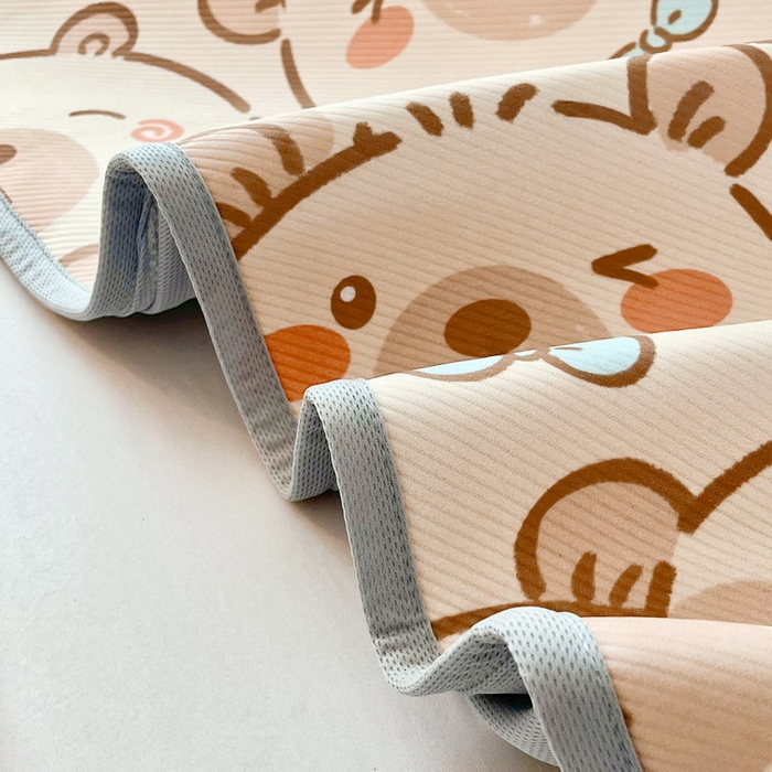 91家纺网 家纺一手货源 找家纺 蘭菲家纺 2025新款凉感丝卡皮巴拉凉席 小卡