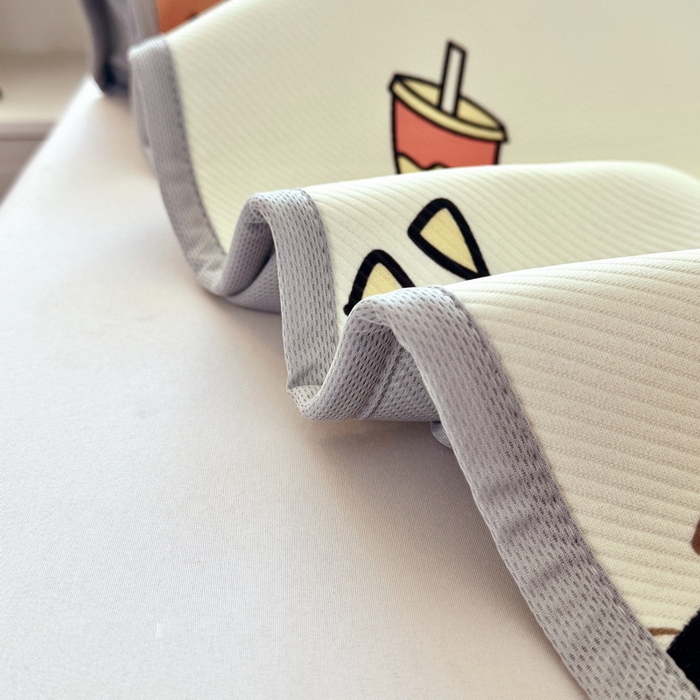 91家纺网 家纺一手货源 找家纺 蘭菲家纺 2025新款凉感丝卡皮巴拉凉席 拉不动