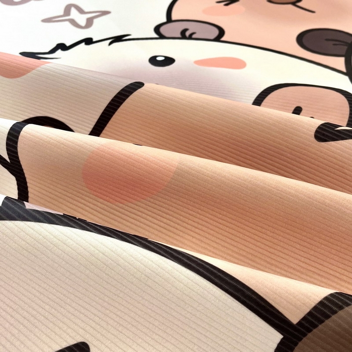 91家纺网 家纺一手货源 找家纺 蘭菲家纺 2025新款凉感丝卡皮巴拉凉席 豚一家