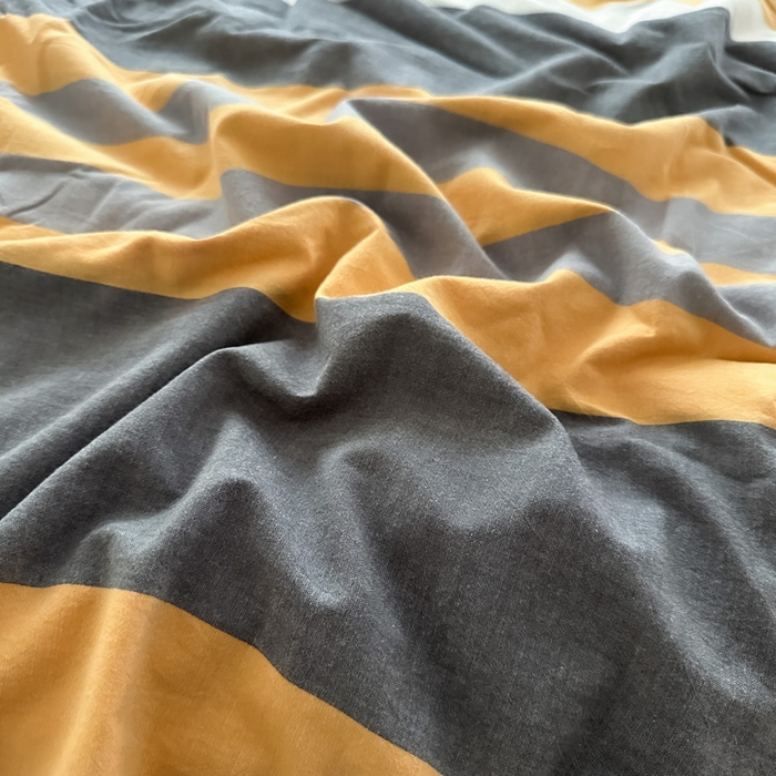 91家纺网 家纺一手货源 找家纺 侯先生家纺 2025新款全棉色织四件套纯棉被套床单四季款格子三件套 爱情-黄