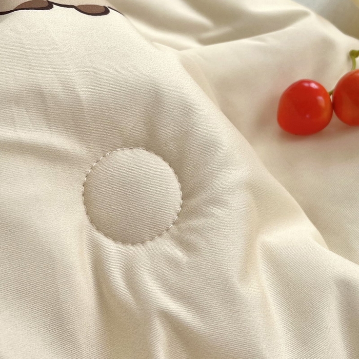 91家纺网 家纺一手货源 找家纺 蘭菲家纺 2025新款凉感丝卡皮巴拉夏被 小奶豚