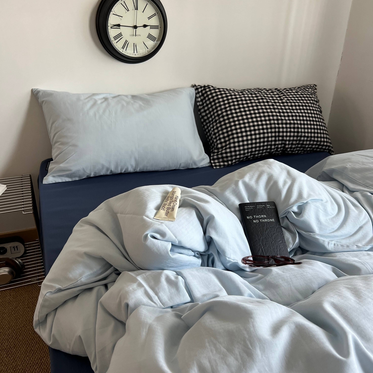 91家纺网 家纺一手货源 找家纺 蜜宿 2025新款全棉纯棉人字纹四件套-梦幻星海 梦幻星海（樱兰混搭黑小格）