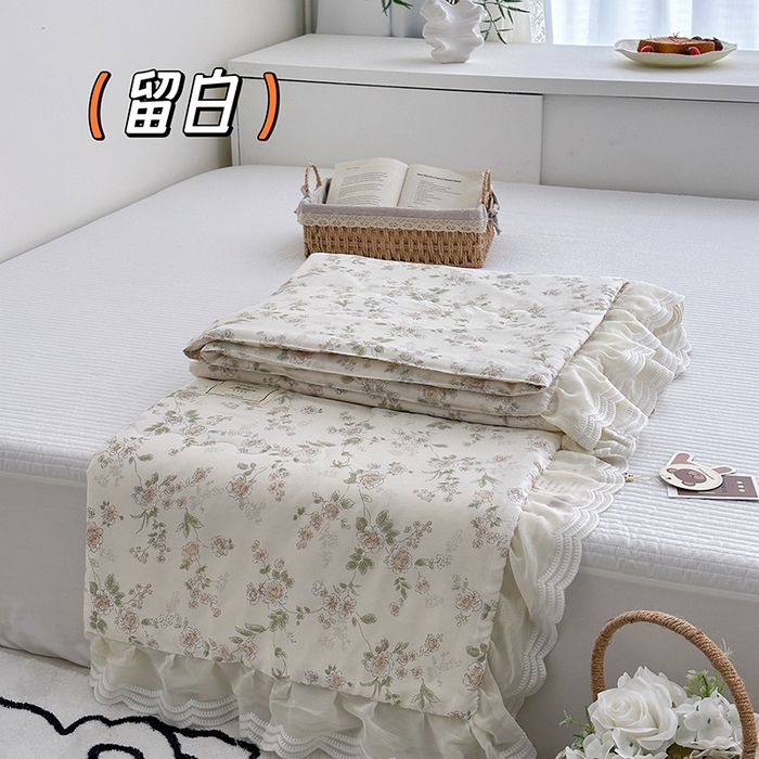 佰织鑫家居 2025新款A类PE凉感豆复合凉豆豆软凉席三件套 留白